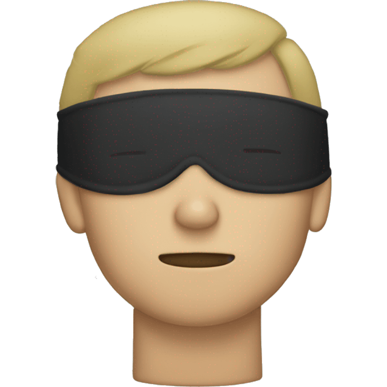 Sleeping with eye mask emoji