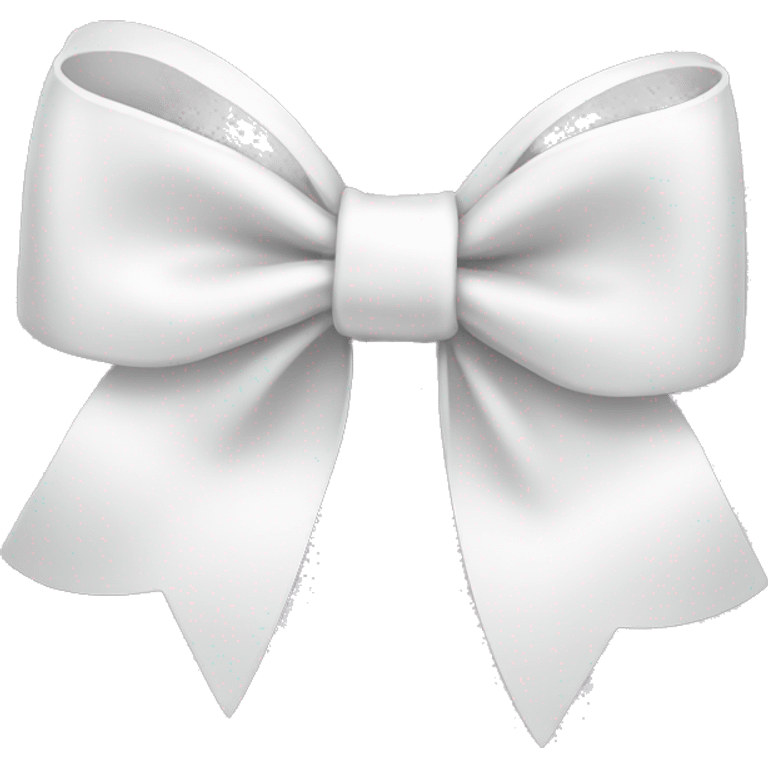 White bow emoji