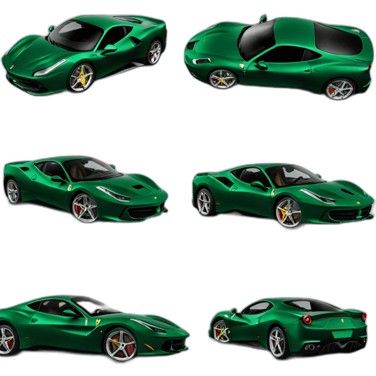 PMP Racing green Ferrari emoji