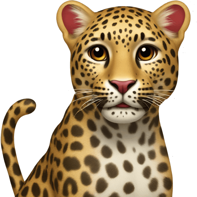 Cherry leopard emoji