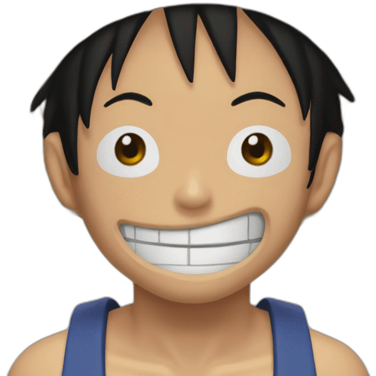 Luffy qui se moque emoji