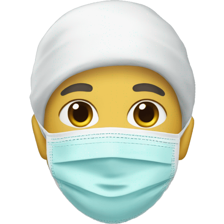 emergency face mask cosmetic emoji