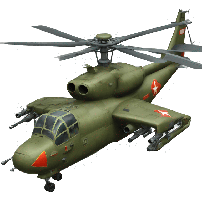 soviet era fighter helicopter emoji