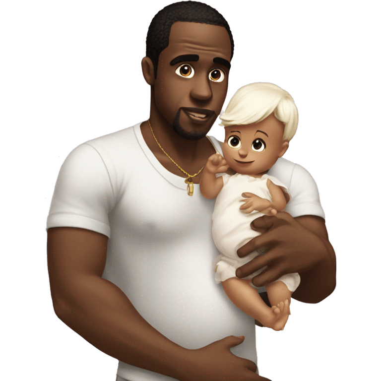 diddy holding babyoil emoji