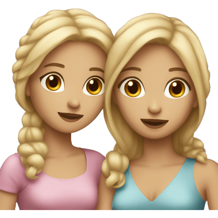 girly two women loving emoji