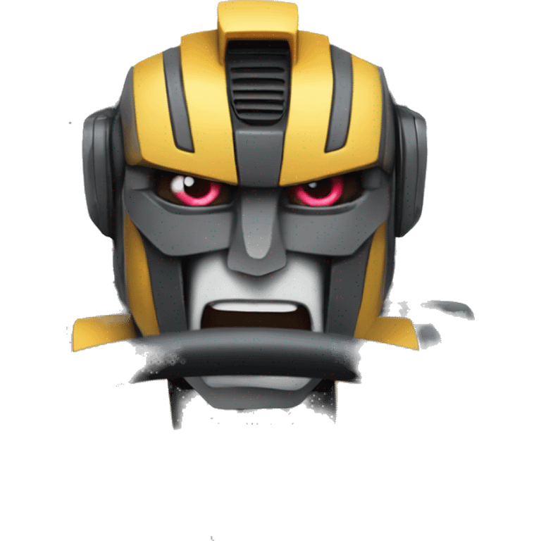 Transformer driving behind the steering wheel  emoji