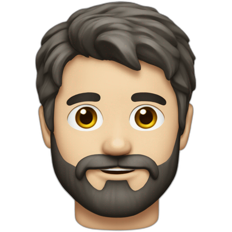 Young Matt Leblanc with beard emoji