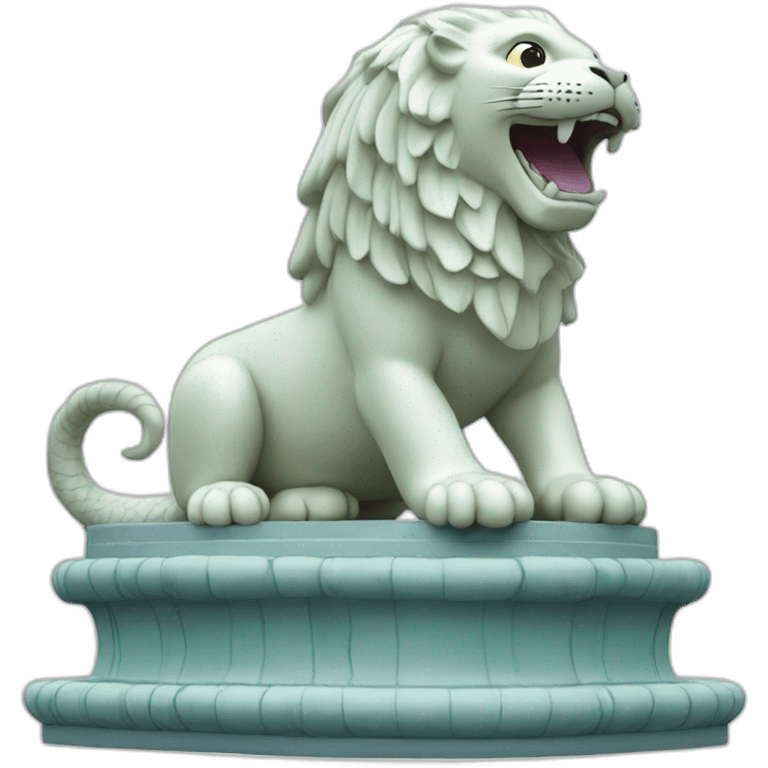 Merlion statue emoji