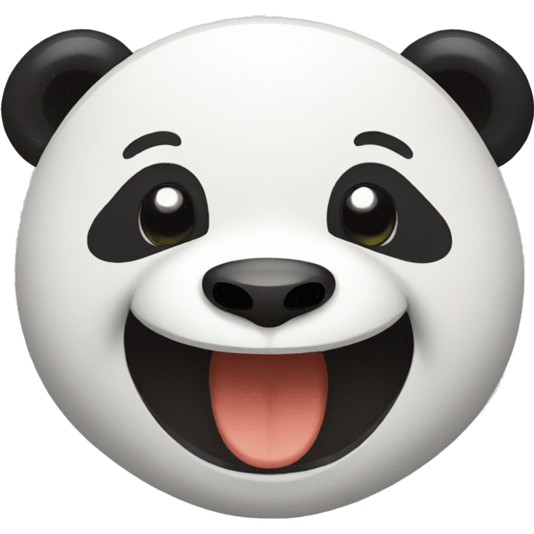 Panda laughing  emoji