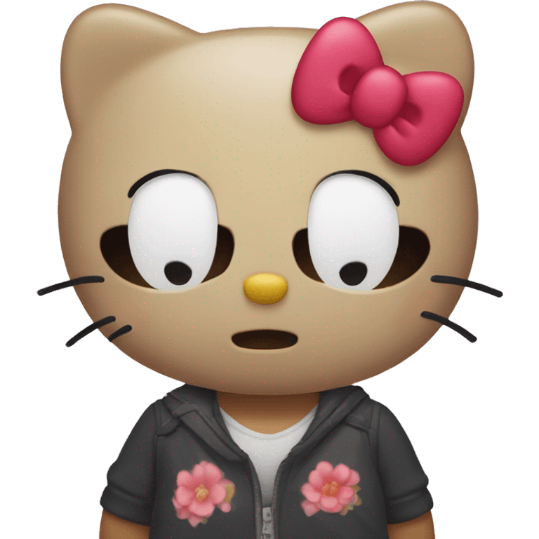 hello kitty llorando emoji