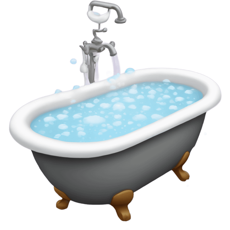 Bubble bath tub emoji