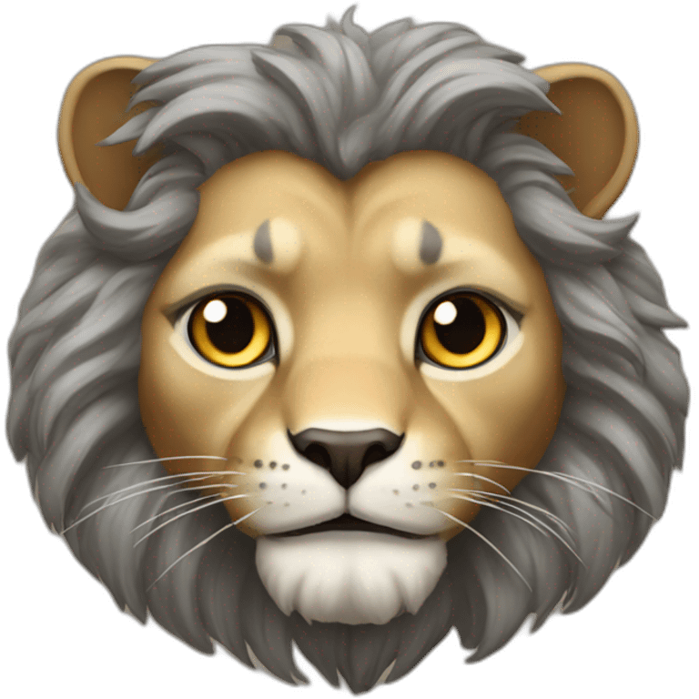 Cat king lion emoji