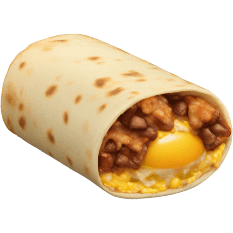 Breakfast burrito emoji