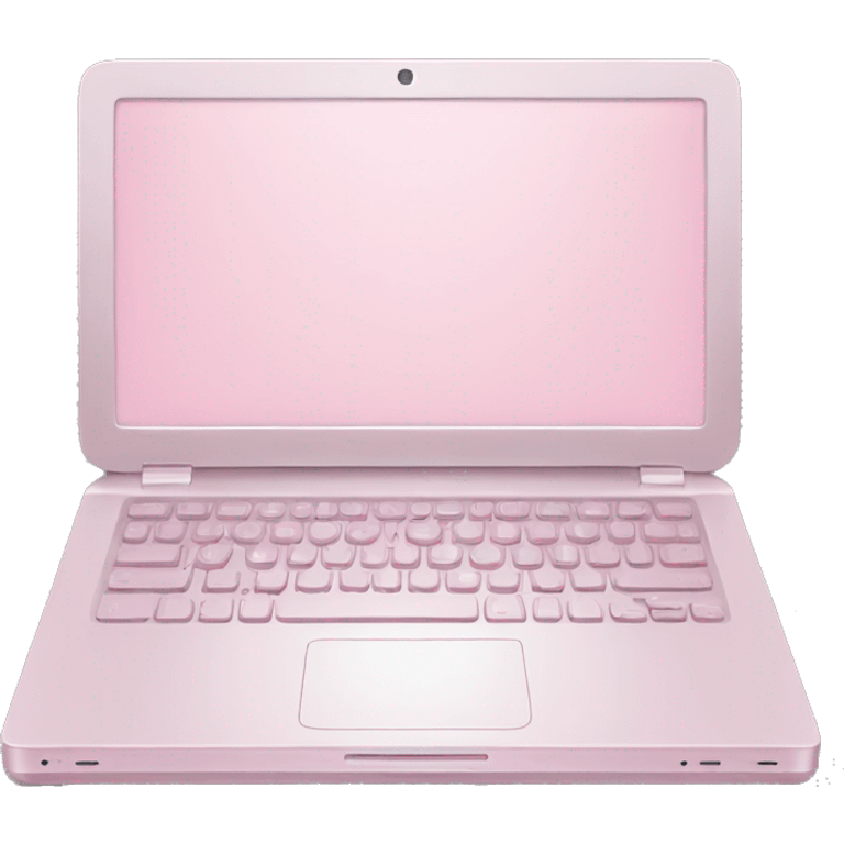 Light pink laptop emoji