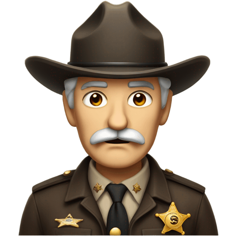 Old sheriff emoji