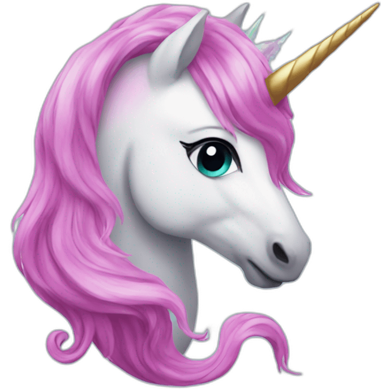 Unicorn mermaid  emoji