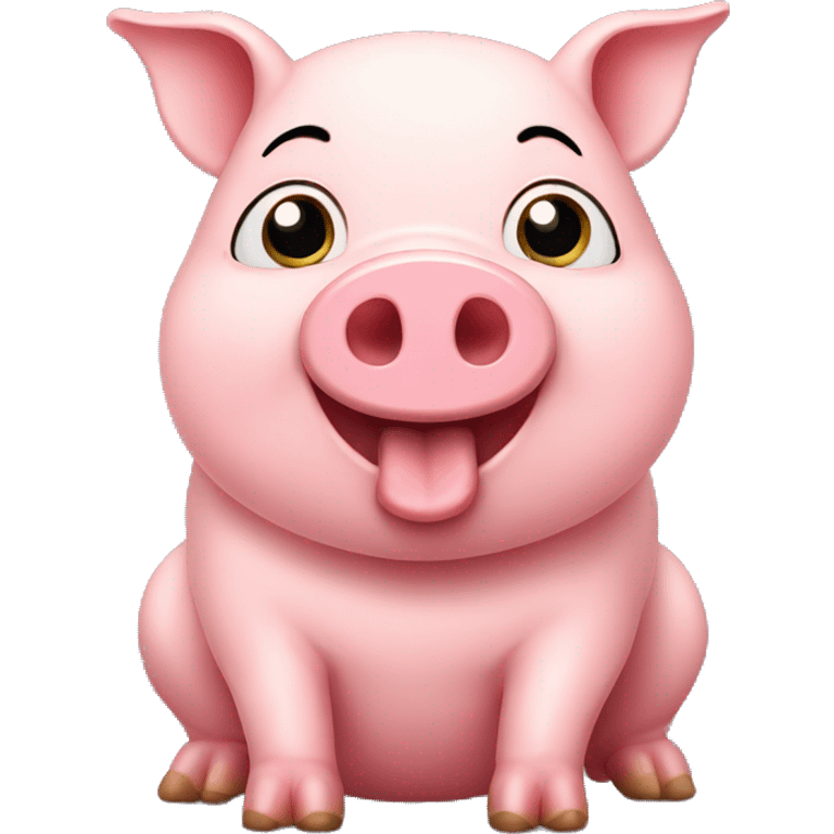 Cute pig emoji