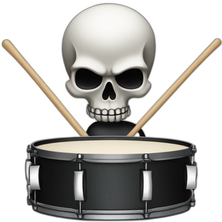 Drumsskull emoji