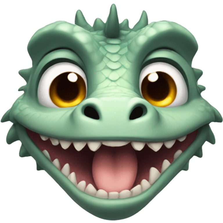 Toothless dragon emoji