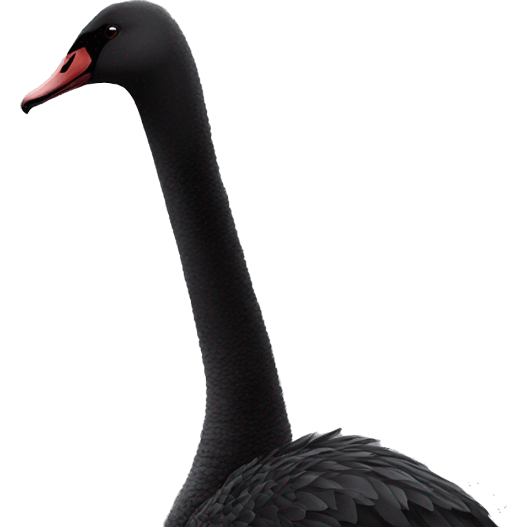 Black swan emoji