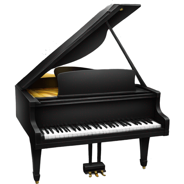 Black piano emoji