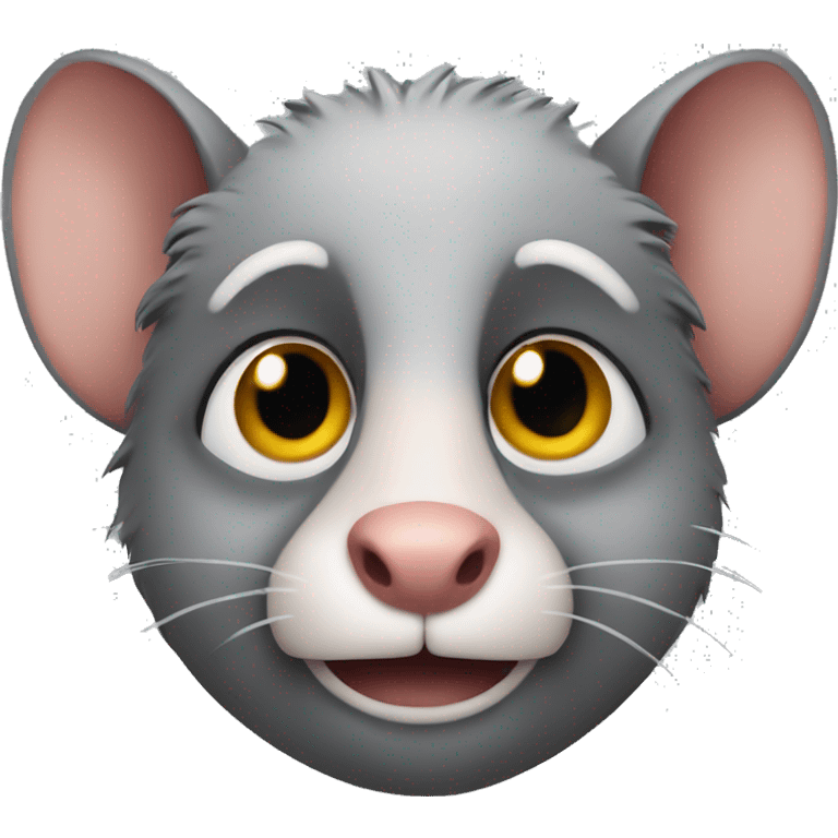 Possum faced man emoji