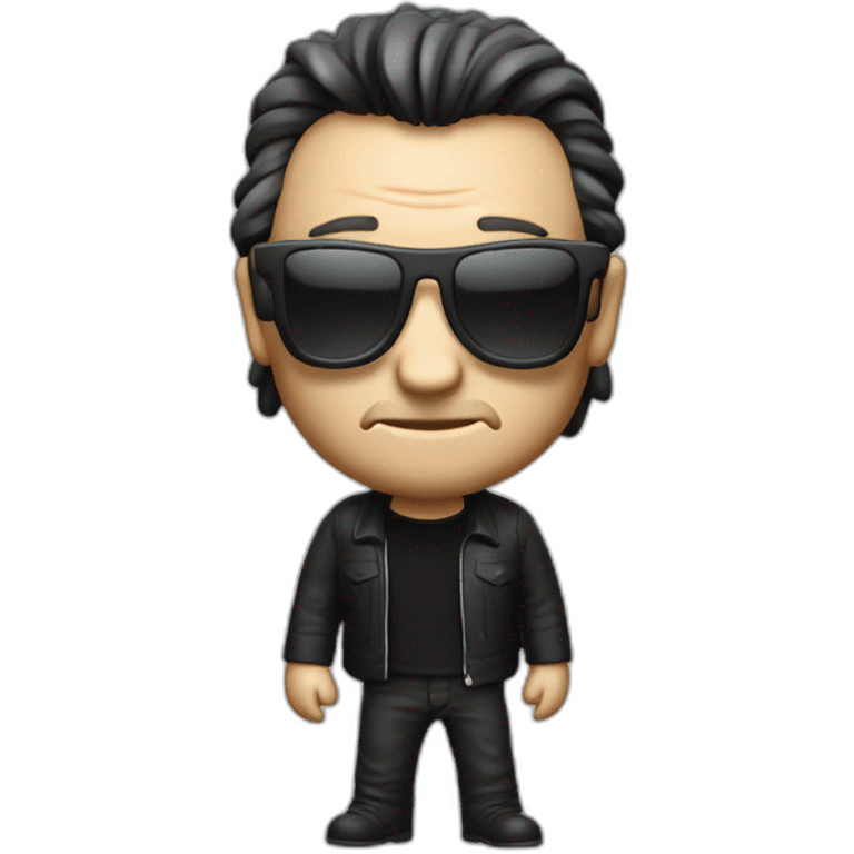 Bono vox 3d apple style emoji