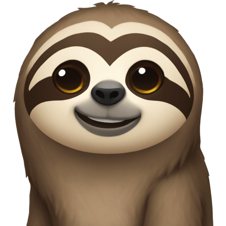 sloth saying i miss you emoji