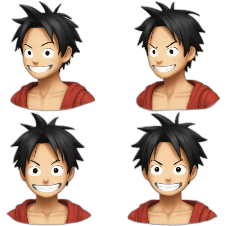 Luffy smile onde piece emoji