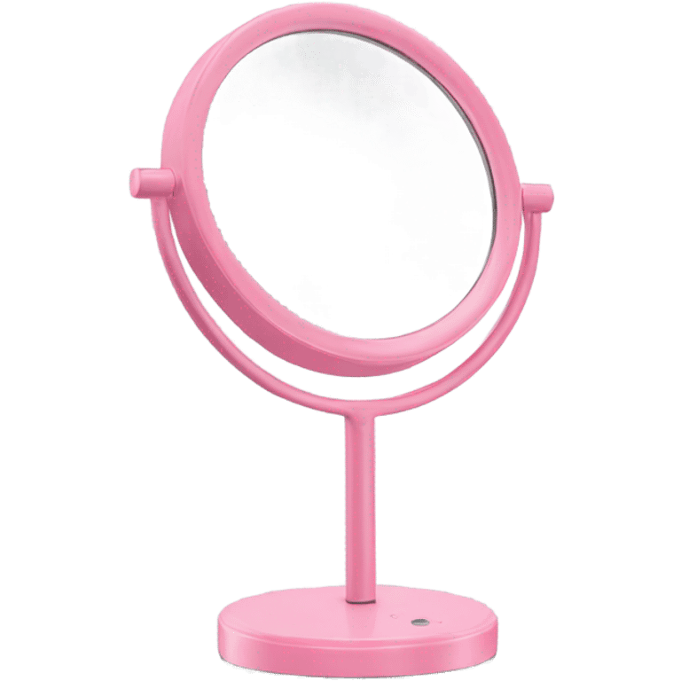 Pink makeup mirror emoji