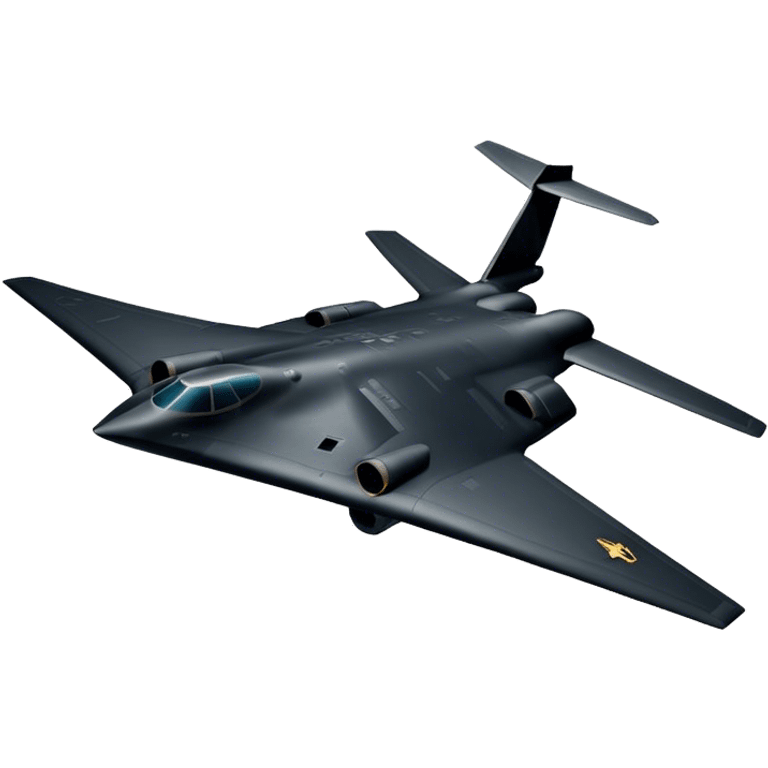 B-2 Spirit bomber - Northrop B-2 (Model Year: 2021) (Iconic colour: Stealth black) emoji