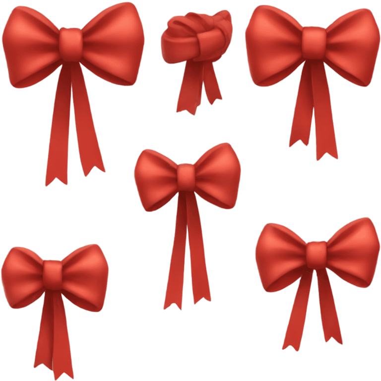 Red bow  emoji