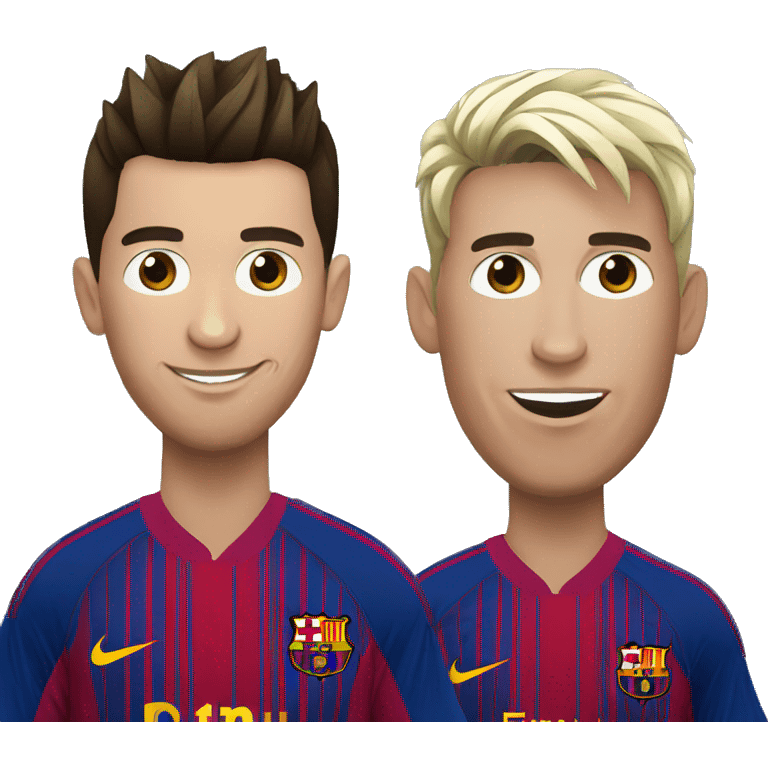 Ronaldo and Messi emoji