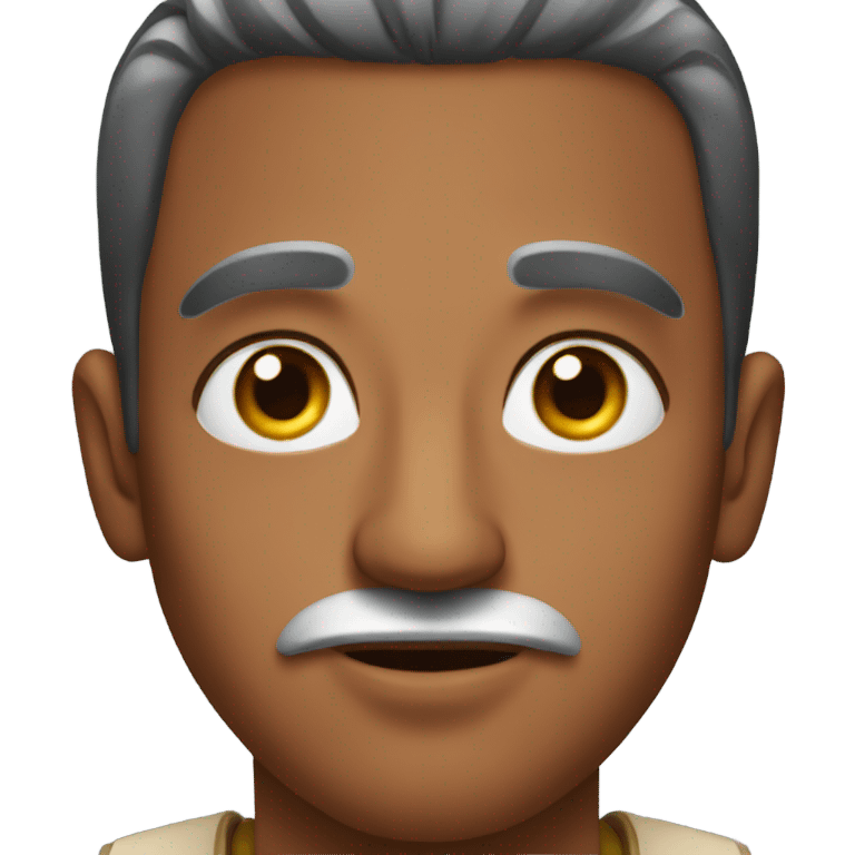 indian man with eyelashes on  emoji