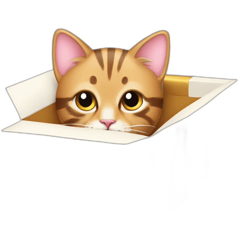 cat in gift box emoji