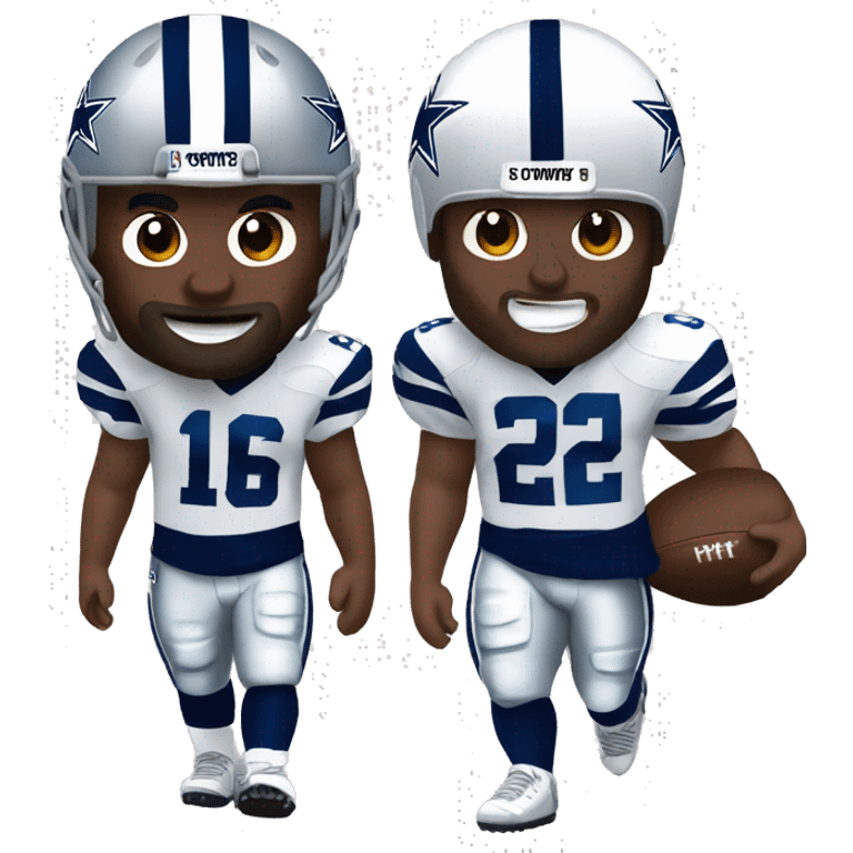 NFL football player, Dallas cowboys, punt   emoji