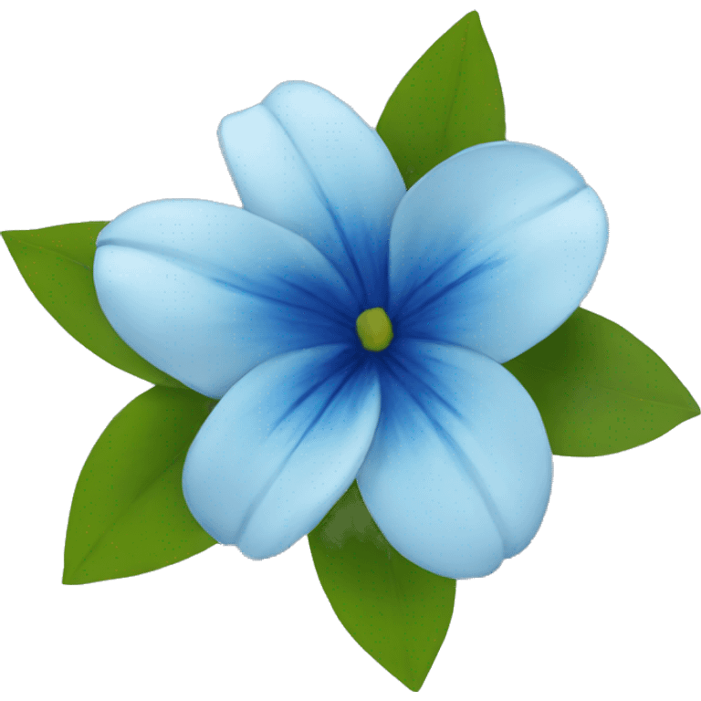 Flores azules emoji