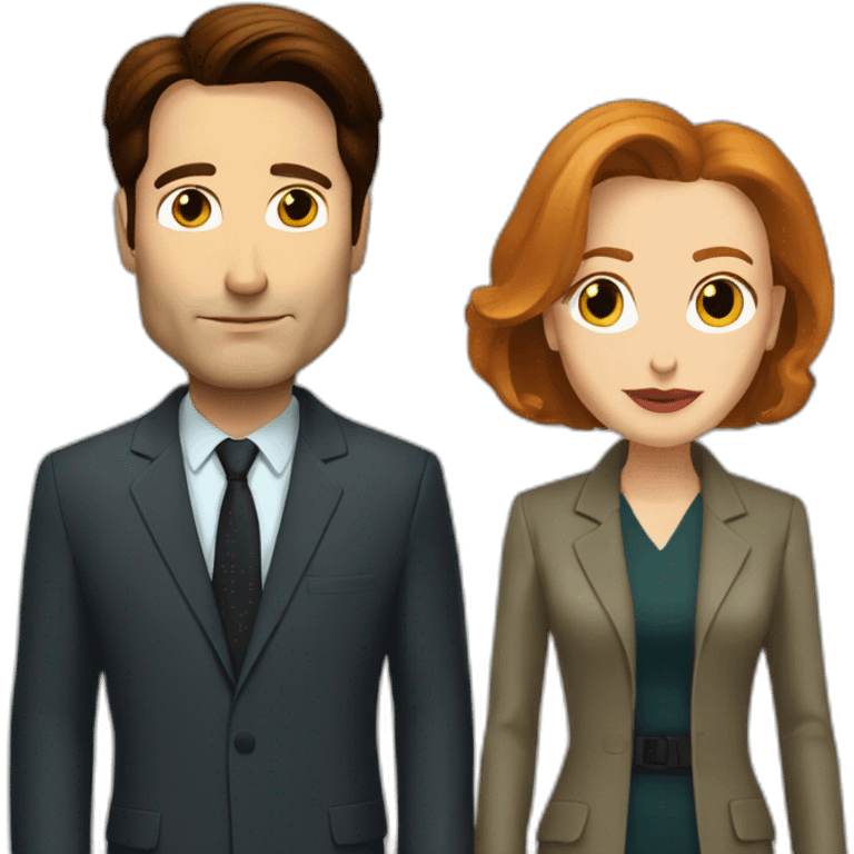 Mulder and scully emoji