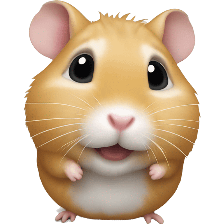 hamster calls on the iphone emoji