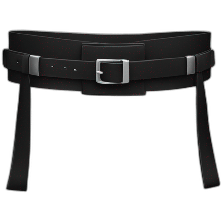 Ceinture noir emoji