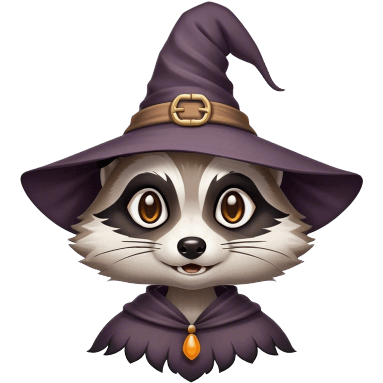 Racoon Witch emoji