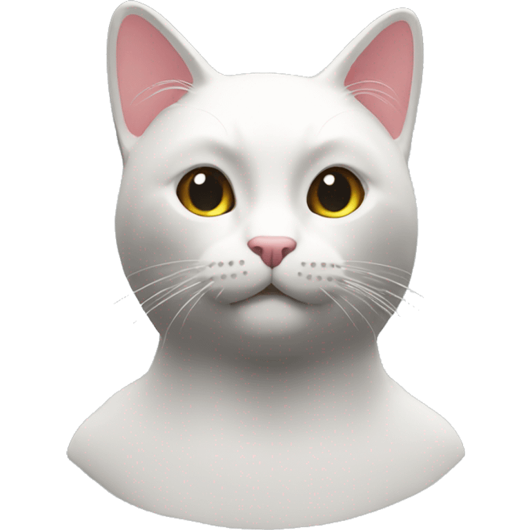 Cat White play roblox  emoji