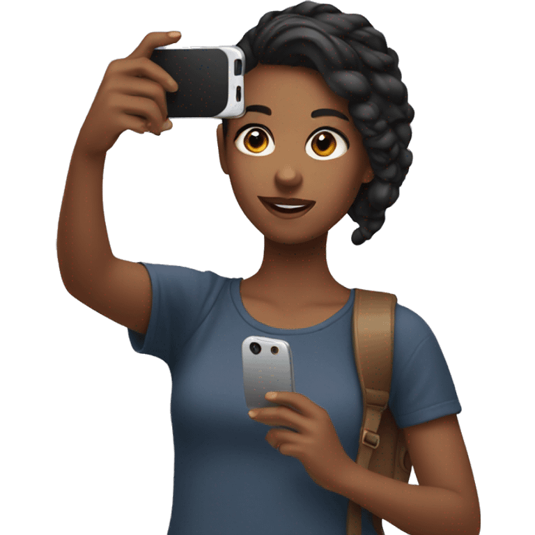 Girl taking a selfie  emoji