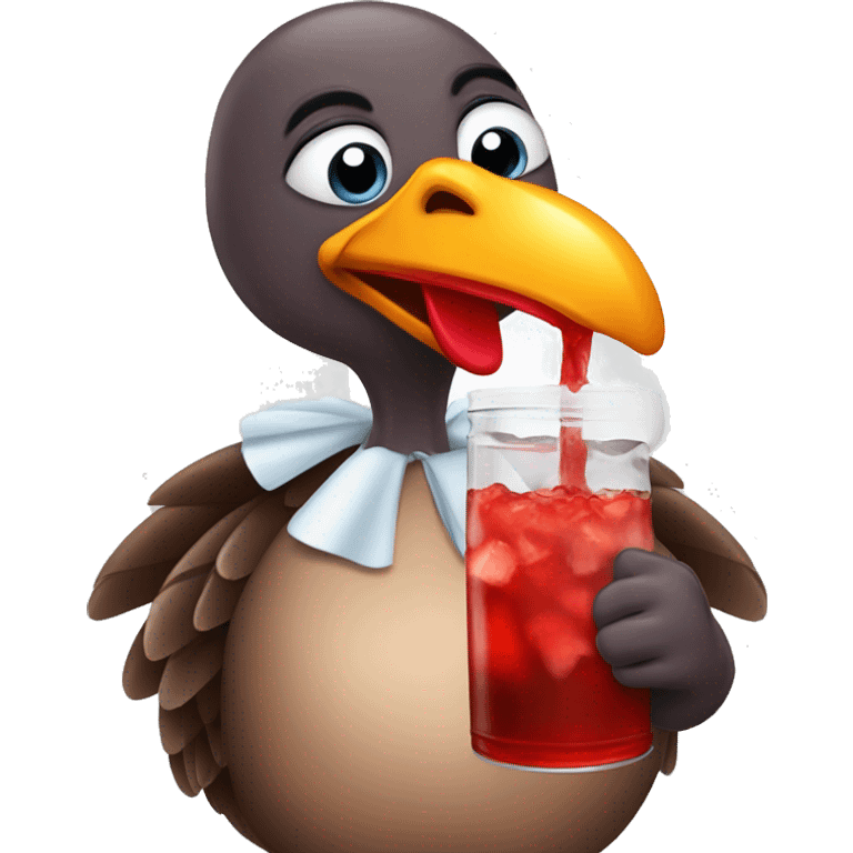 turkey drinking kool-aid emoji