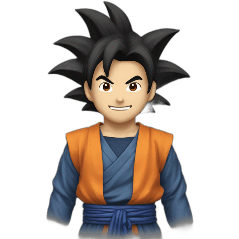 Sangoku souriant emoji