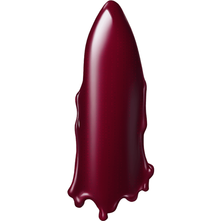 dark red lipstick stain emoji