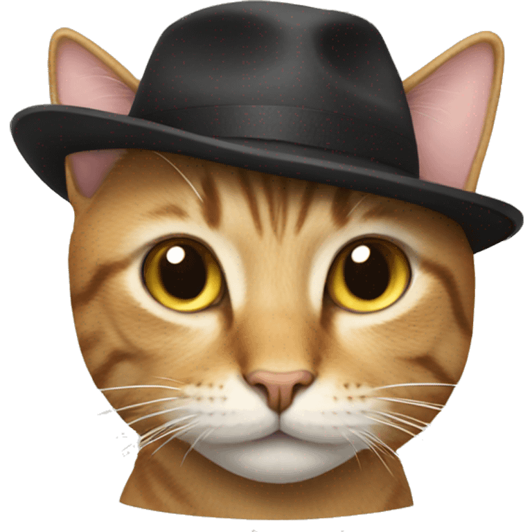 cat wearing hat emoji