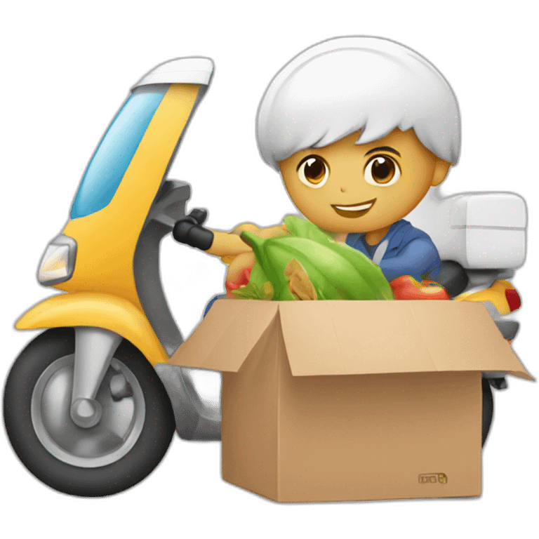 faster then home delivery emoji