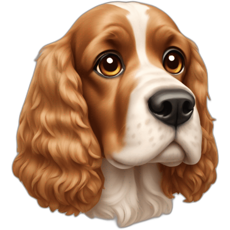 english cocker spaniel face emoji