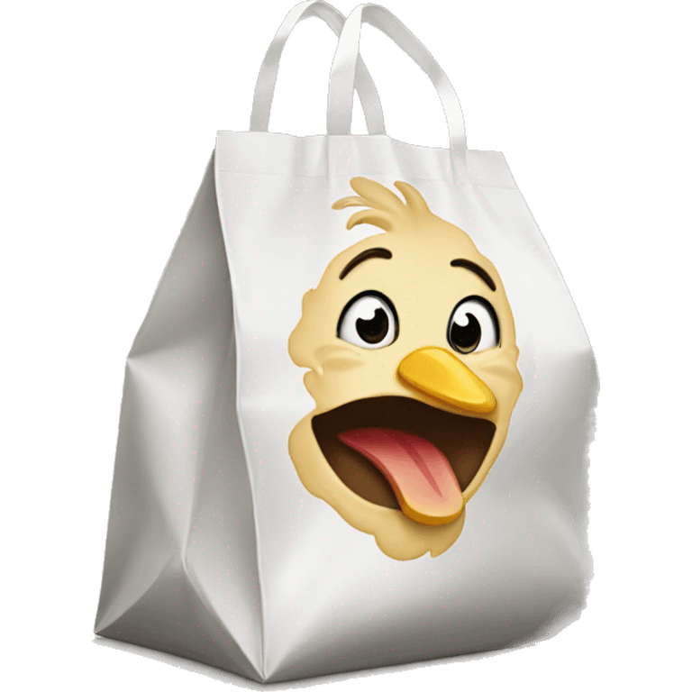 chick fil a bag emoji